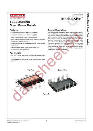 FSBB20CH60C datasheet  